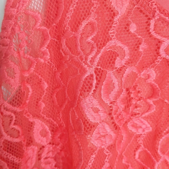 U2B New without tag orange lace tank top size L/G - Picture 7 of 9